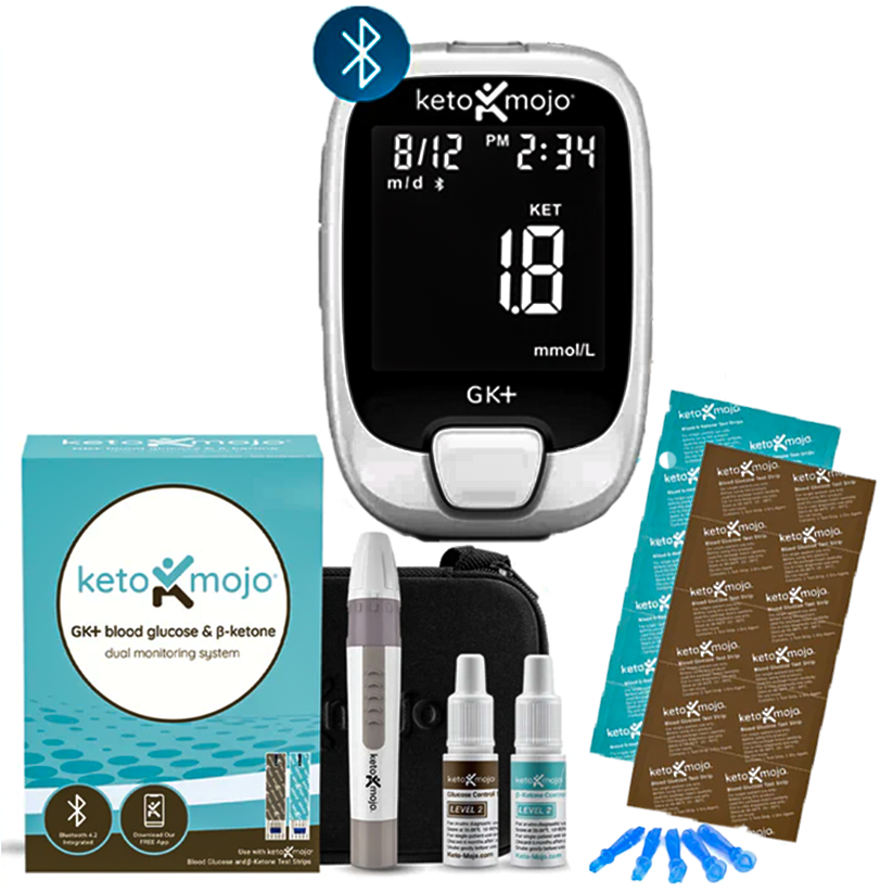 Complete Blood Sugar Testing Kit | Diabetes Testing Bundle Pack with  Bluetooth Glucose Meter, Test Strips, Control Solution, Lancets, Lancing  Device 