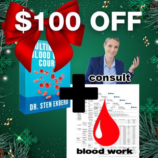 Bundle Ultimate Blood Work Labs + Consultation + Course (USA)