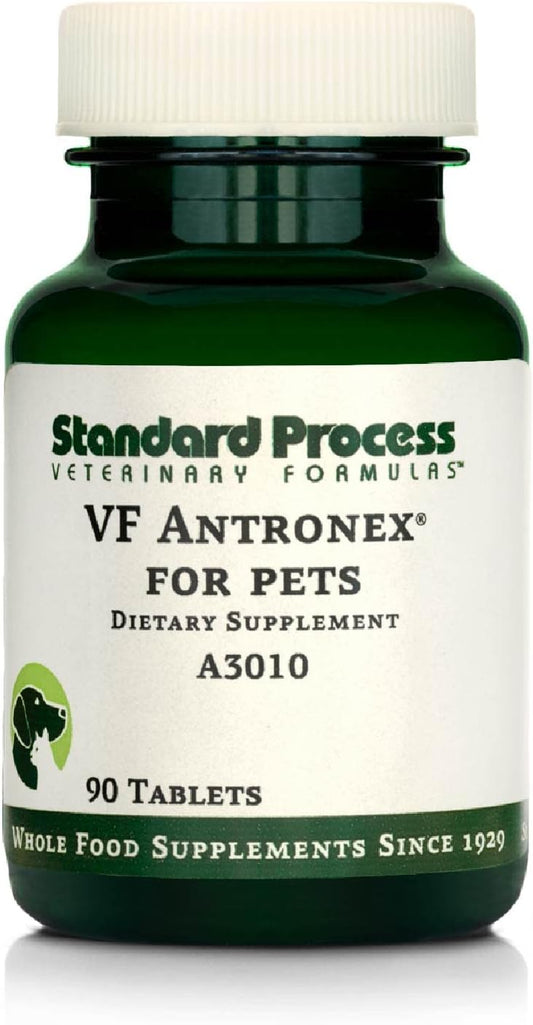 Standard Process - VF Antronex for Pets - Liver Support and Detox for Dogs and Cats - 90 Tablets