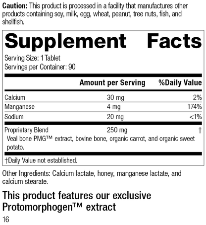 Ostrophin PMG®, 90 Tablets, Rev 16 Supplement Facts