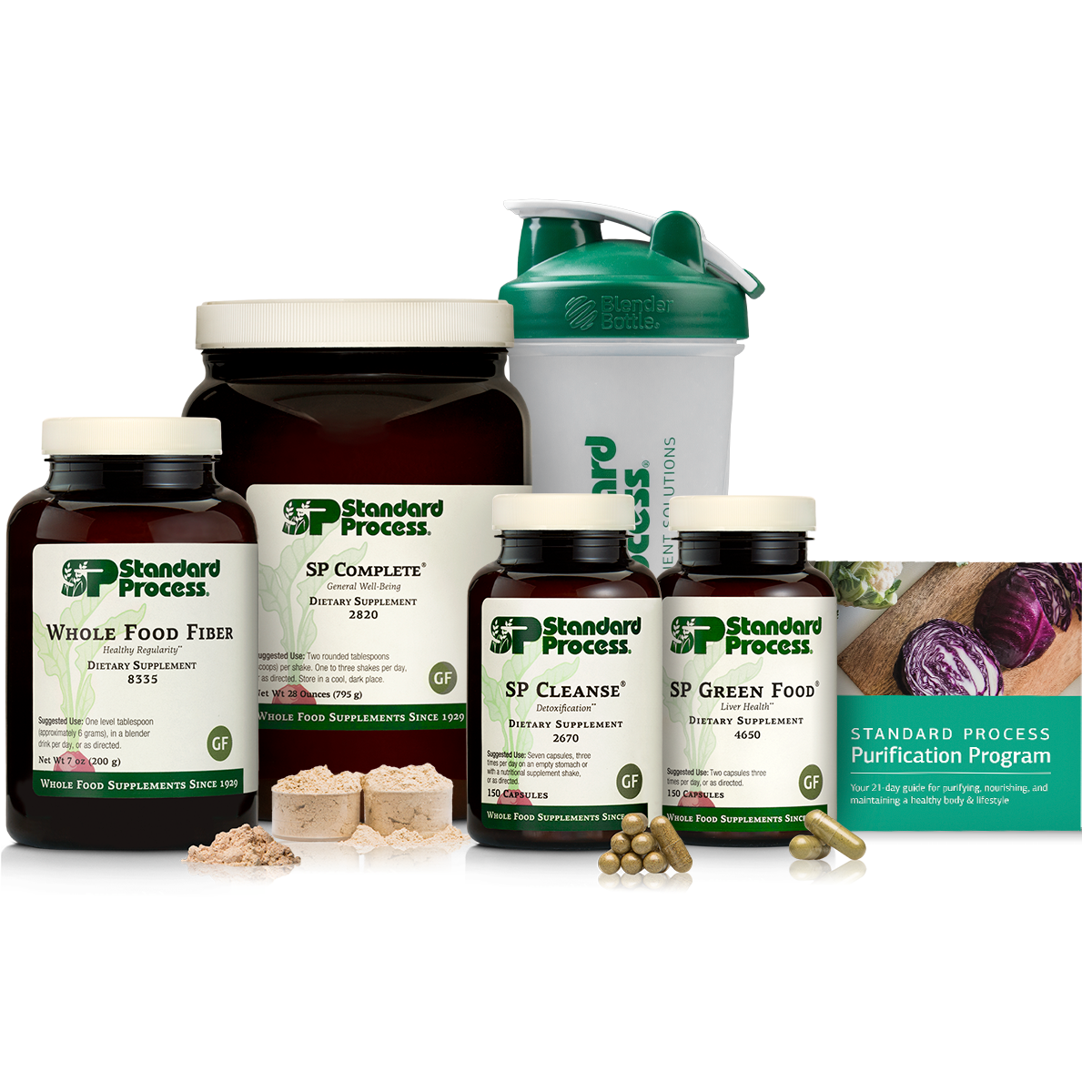 Purification Product Kit with SP Complete® and Whole Food Fiber, 1 Kit With SP Complete and Whole Food Fiber