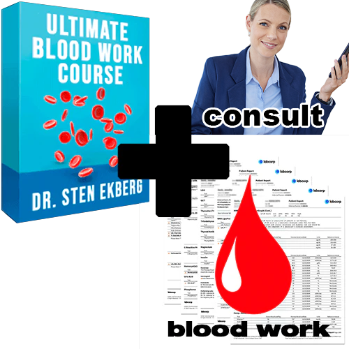 Bundle Ultimate Blood Work Labs + Consultation + Course (USA)